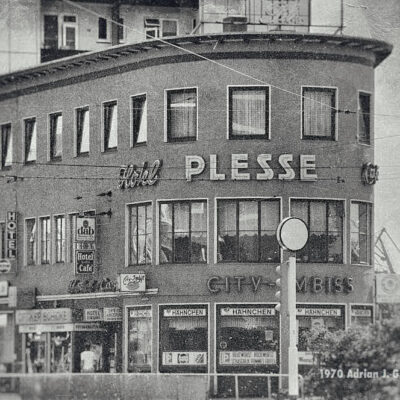 Produktbild Bremerhaven Hotel Plesse © 1983 Adrian J.-G. Wackernah - 000128