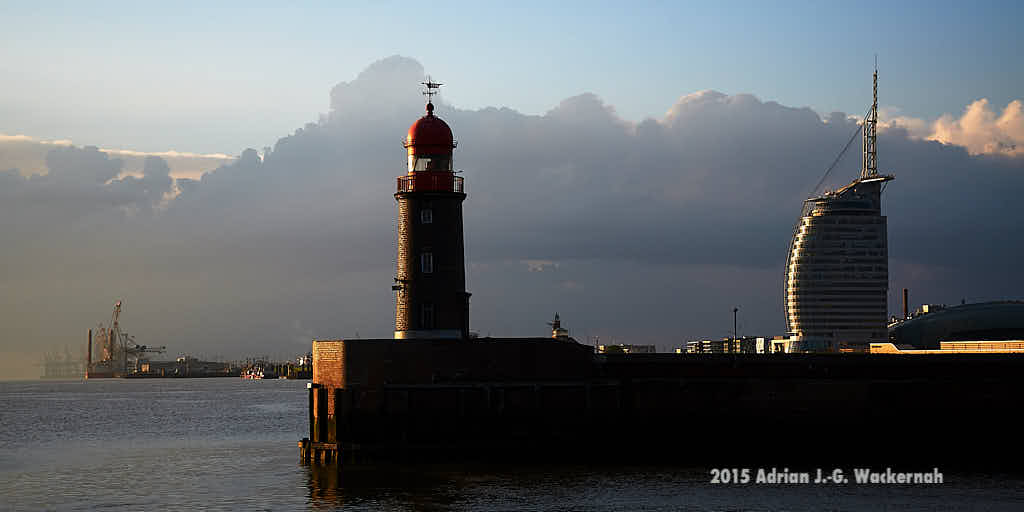 Bremerhaven Leuchtturm Geestemole - 