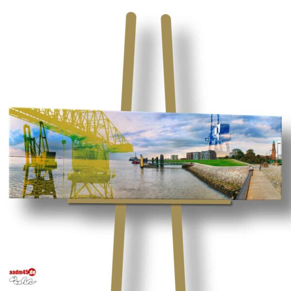 Bremerhaven Lohmanndeich 240x80 cm Canvas
