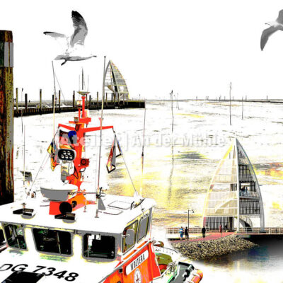 Fotografie Kompositionen Juist Hafen © 2017 Adrian J.-G. Wackernah - 000497