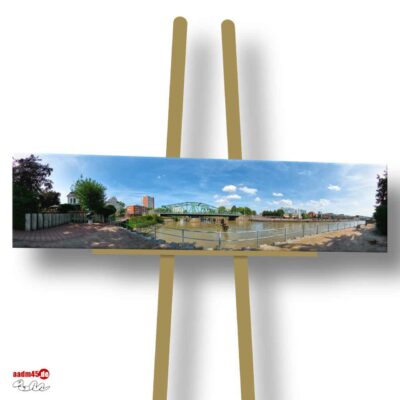 360° Bremerhaven Alte Geestebrücke 160x40 cm Canvas