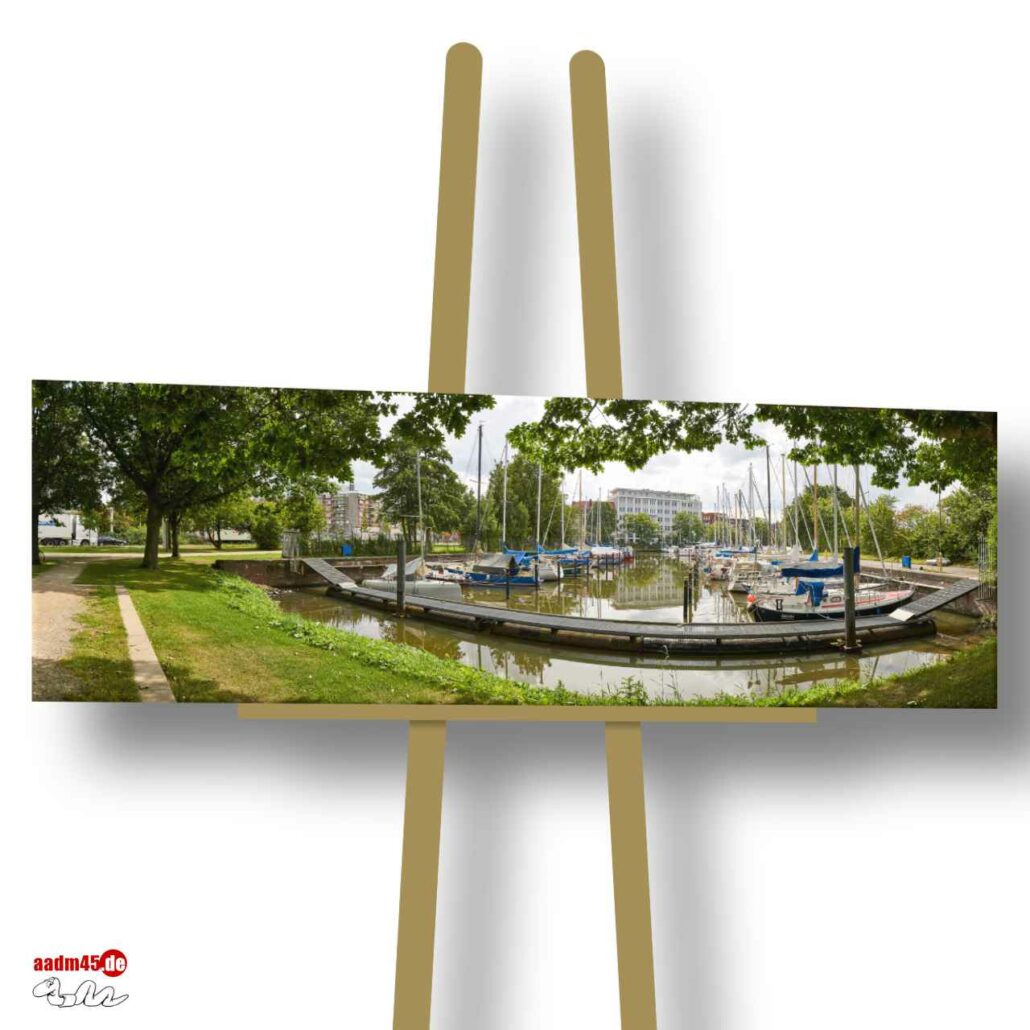 Bremerhaven Geestemünde 120x40 cm Canvas