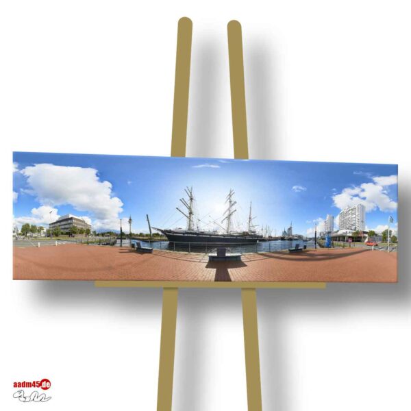 Bremerhaven Havenwelten Seute Deern 150x50 cm Canvas