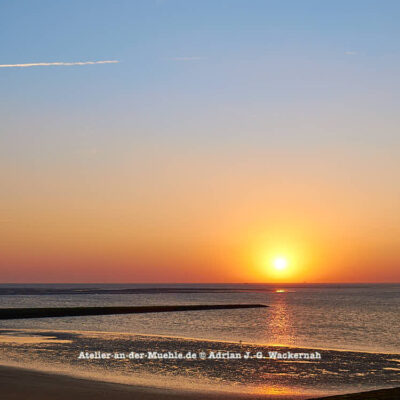 Baltrum Sonnenuntergang © 2016 Adrian J.-G. Wackernah - 000732