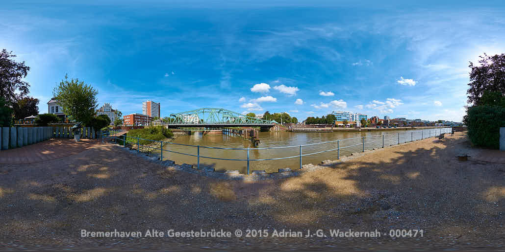 Virtuelle Panoramafotografie Bremerhaven Alte Geestebrücke