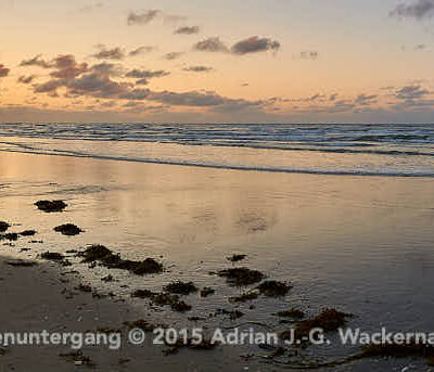 Juist Sonnenuntergang © 2015 Adrian J.-G. Wackernah - 000277