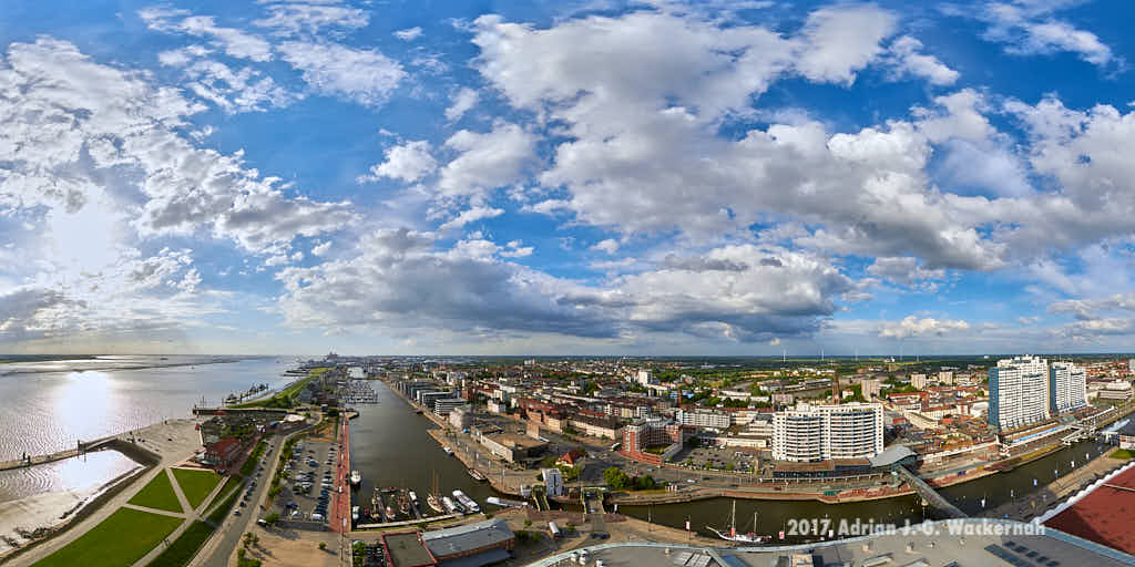 Fotografie »Bremerhaven Blick nach Norden« verkauft