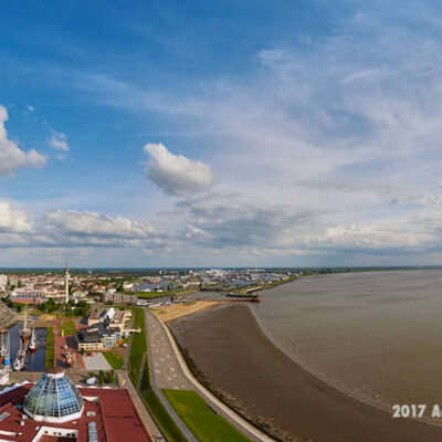 Produktbild Bremerhaven Blick nach Süden © 2017 Adrian J.-G. Wackernah - 000400