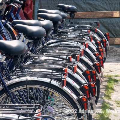 Fotografie Wangerooge Fahrräder © 2002 Adrian J.-G. Wackernah