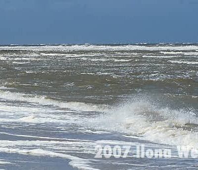 Fotografie Wangerooge Stürmische See © 2007 Ilona Weinhold-Wackernah