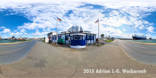 Virtuelles Panorama Bremerhaven Die letzte Kneipe vor New York © 2015 Adrian J.-G. Wackernah