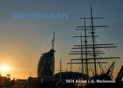 Postkarte Bremerhaven Alter Hafen Seute Deern © 2014 Adrian J.-G. Wackernah