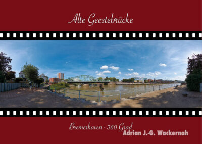 Postkarte Bremerhaven Alte Geestebrücke © 2015 Adrian J.-G. Wackernah