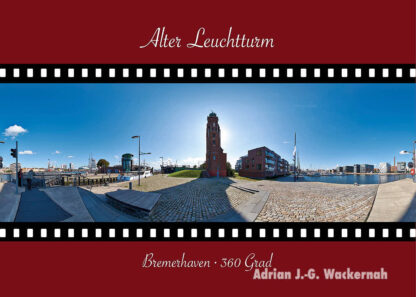 Postkarte Bremerhaven Alter Leuchtturm © 2015 Adrian J.-G. Wackernah
