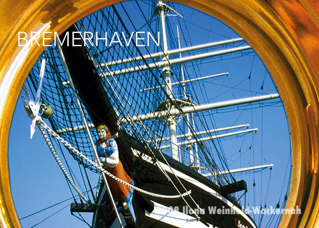 Postkarte Bremerhaven Seute Deern