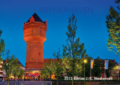 Postkarte Bremerhaven Wasserturm Geestemünde © 2012 Adrian J.-G. Wackernah
