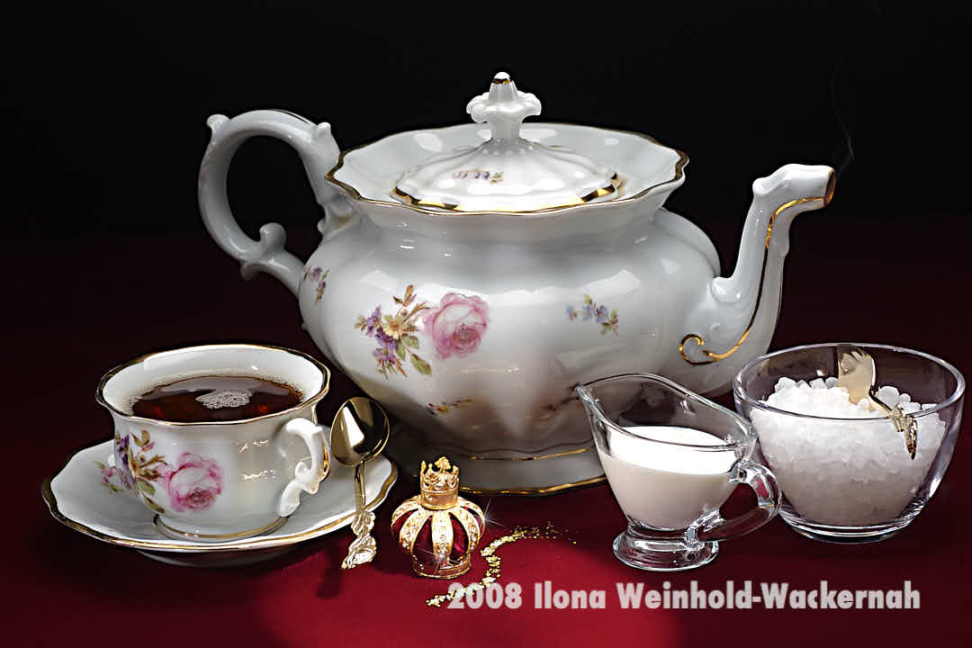 Fotografie Tee-Genuss Goldkrone © 2008 Ilona Weinhold-Wackernah