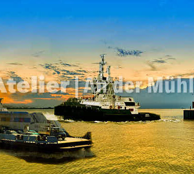 Fotografie Kompositionen Bremerhaven Hafeneinfahrt © 2017 Adrian J.-G. Wackernah - 001042
