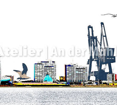 Fotografie Kompositionen Bremerhaven Skyline © 2018 Adrian J.-G. Wackernah - 001004