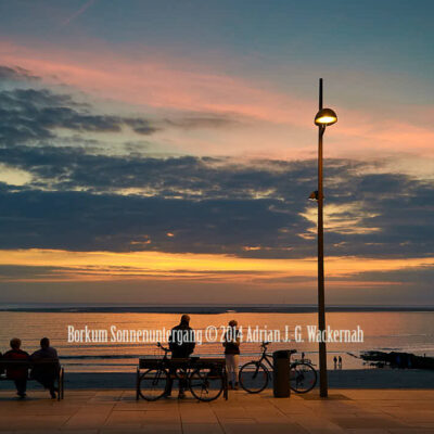 Fotografie Borkum Sonnenuntergang © 2014 Adrian J.-G. Wackernah - 001106