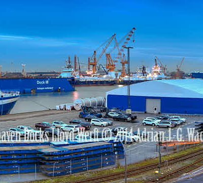 Fotografie Bremerhaven Docks Lloyd Werft © 2014 Adrian J.-G. Wackernah - 001077