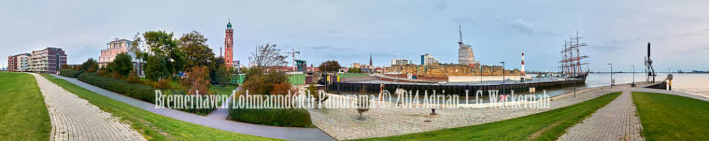 Wandbild Fotografie Bremerhaven Lohmanndeich Panorama