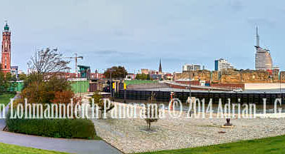 Fotografie Bremerhaven Lohmanndeich Panorama © 2014 Adrian J.-G. Wackernah - 001081