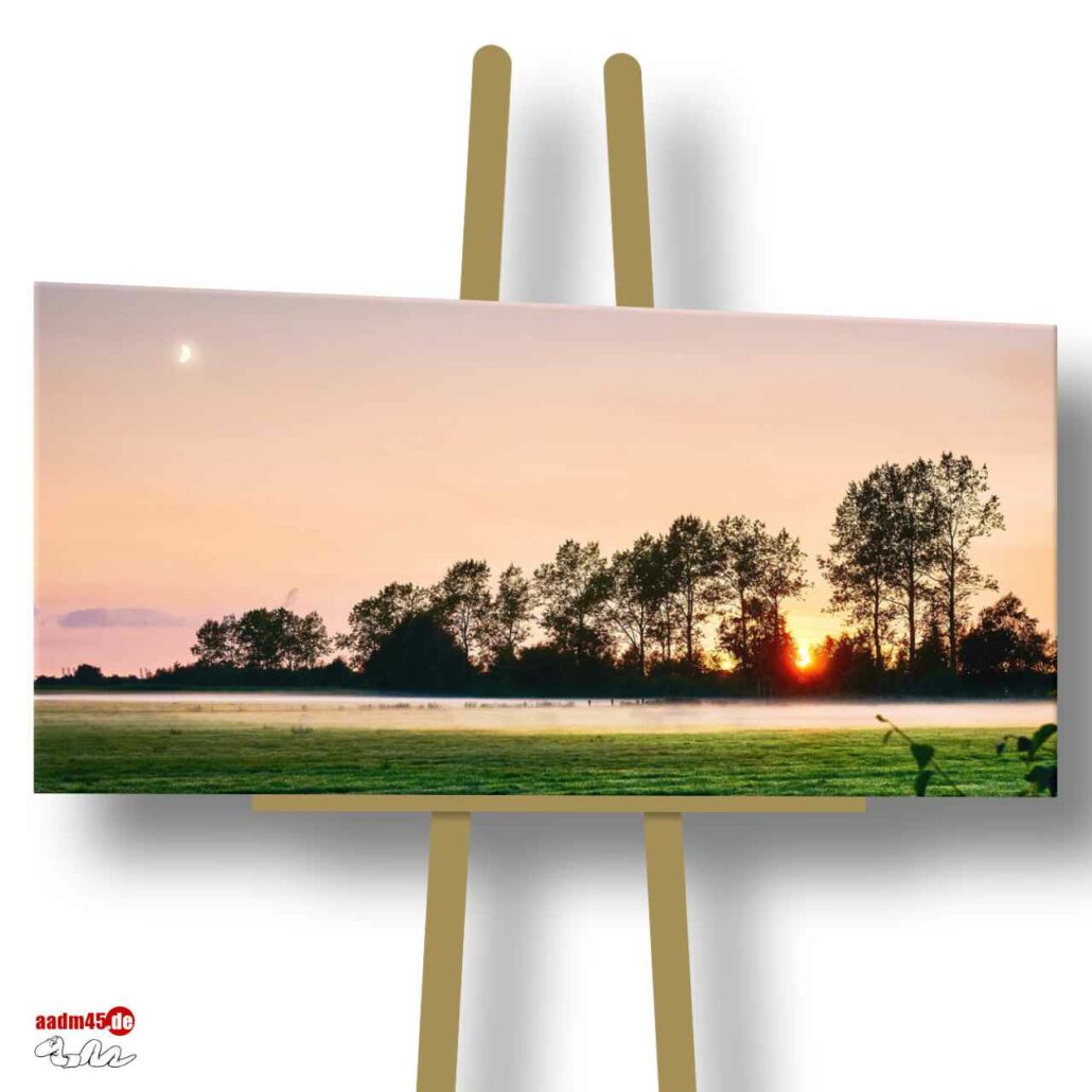 Bramel Im Abendnebel 120x60 cm Canvas