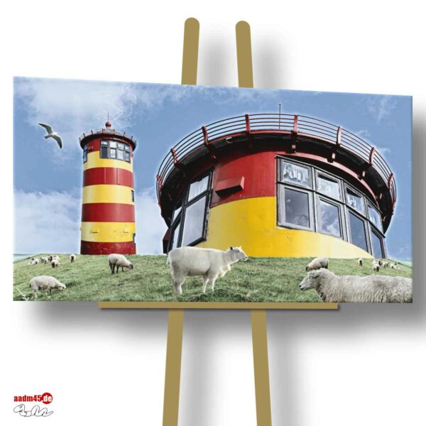 Pilsum Leuchtturm 160x90 cm Canvas
