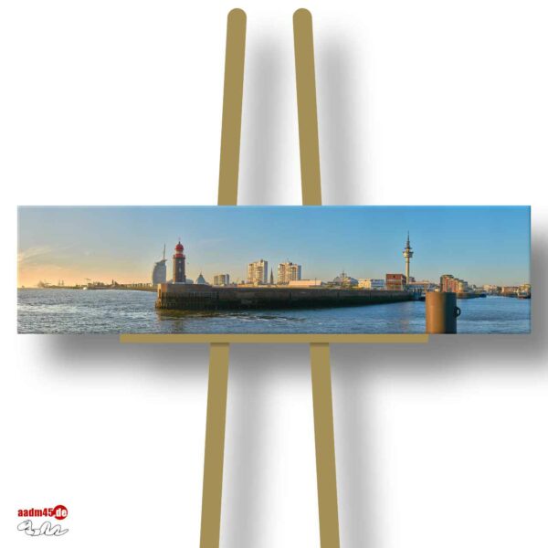 Bremerhaven Skyline 200x50 cm Canvas