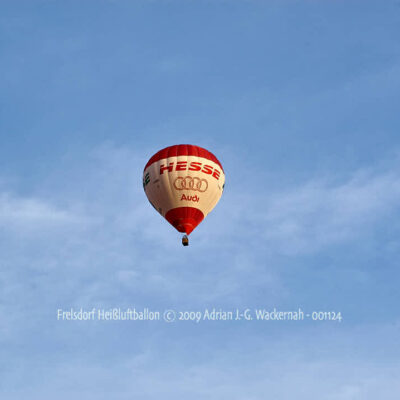 Fotografie Frelsdorf Heißluftballon © 2009 Adrian J.-G. Wackernah - 001124