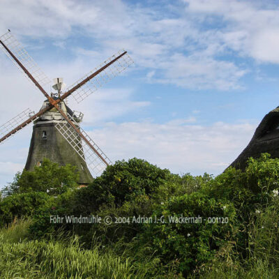 Fotografie Föhr Windmühle © 2004 Adrian J.-G. Wackernah - 001120