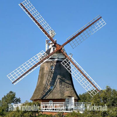 Fotografie Föhr Windmühle © 2004 Ilona Weinhold-Wackernah - 001114