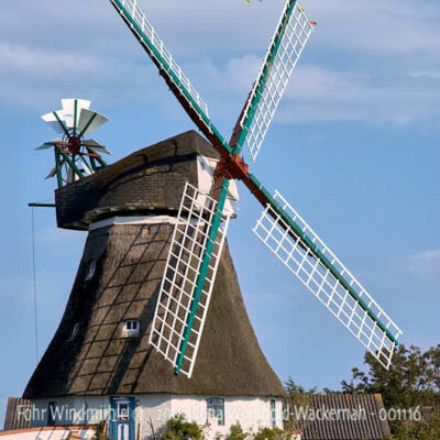 Fotografie Föhr Windmühle © 2005 Ilona Weinhold-Wackernah - 001116