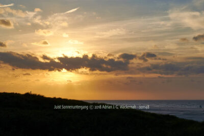 Fotografie Juist Sonnenuntergang © 2018 Adrian J.-G. Wackernah - 001148