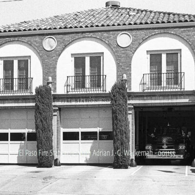 Fotografie El Paso Fire Station © 1981 Adrian J.-G. Wackernah - 001155