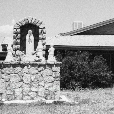 Fotografie El Paso Heiligenstatue © 1981 Adrian J.-G. Wackernah - 001154