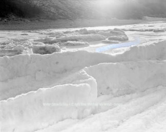 Fotografie Winter Ostsee-Eis blau 1 © 1985 Ilona Weinhold-Wackernah - 000910