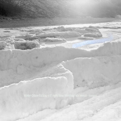 Fotografie Winter Ostsee-Eis blau 1 © 1985 Ilona Weinhold-Wackernah - 000910