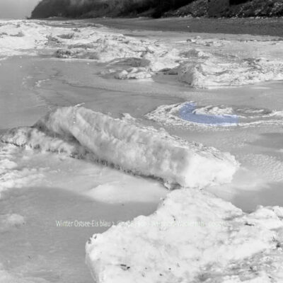 Fotografie Winter Ostsee-Eis blau 2 © 1985 Ilona Weinhold-Wackernah - 000911