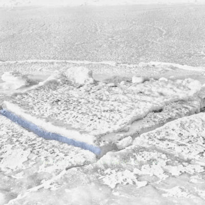 Fotografie Winter Ostsee-Eis blau 5 © 1985 Ilona Weinhold-Wackernah - 000916