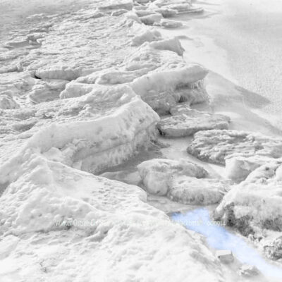 Fotografie Winter Ostsee-Eis blau 7 © 1985 Ilona Weinhold-Wackernah - 000914