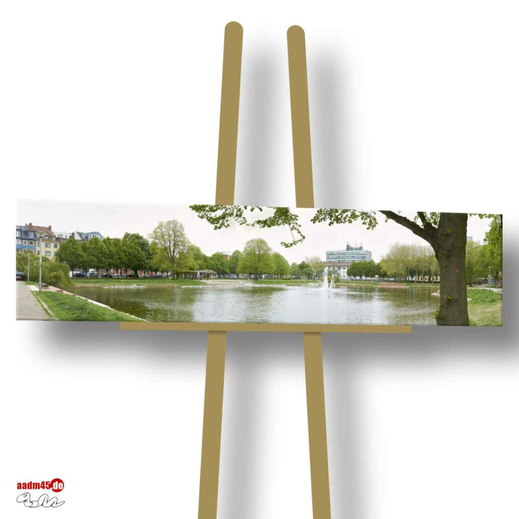 Bremerhaven Holzhafen 160x40 cm Wandbild