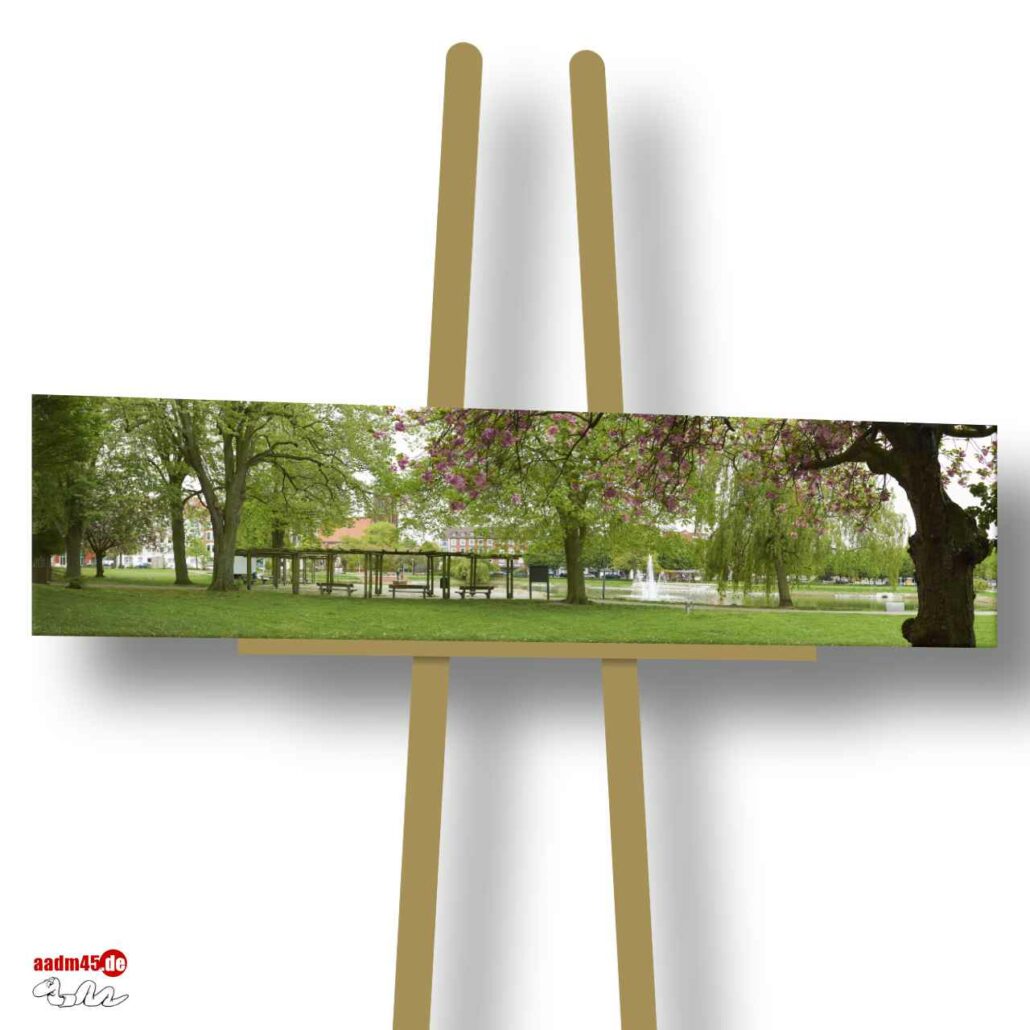 Bremerhaven Holzhafen 160x40 cm Wandbild