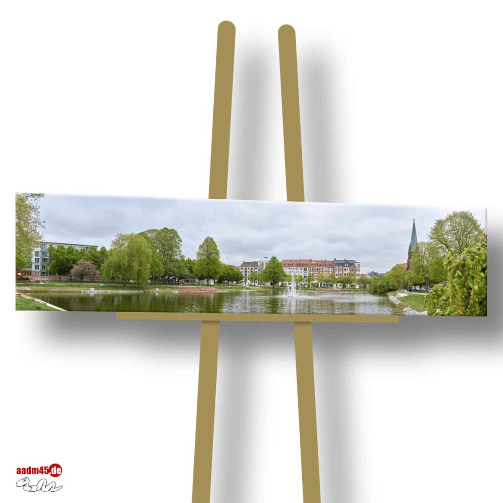 Bremerhaven Holzhafen 160x40 cm Wandbild