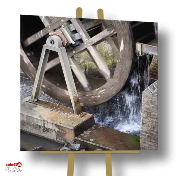 Meyenburg Wassermühle 90x90 cm Canvas