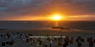 Produktbild Borkum Sonnenuntergang © 2014 Adrian J.-G. Wackernah - 001064