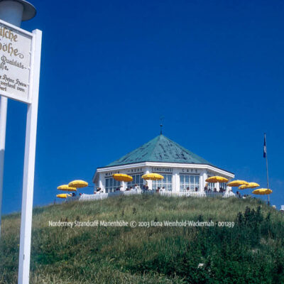 Produktbild Norderney Strandcafé Marienhöhe © 2003 Ilona Weinhold-Wackernah - 001239