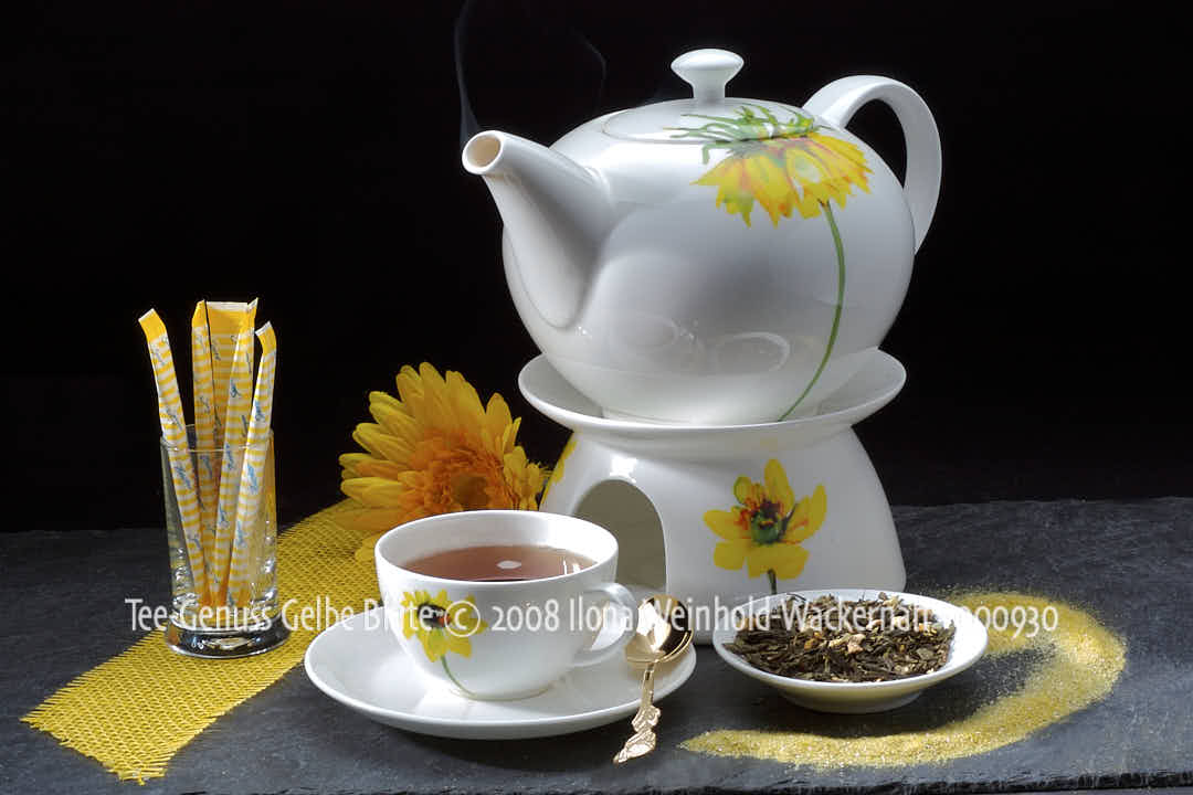Produktbild Fotografie Tee-Genuss Gelbe Blüte © 2008 Ilona Weinhold-Wackernah - 000930