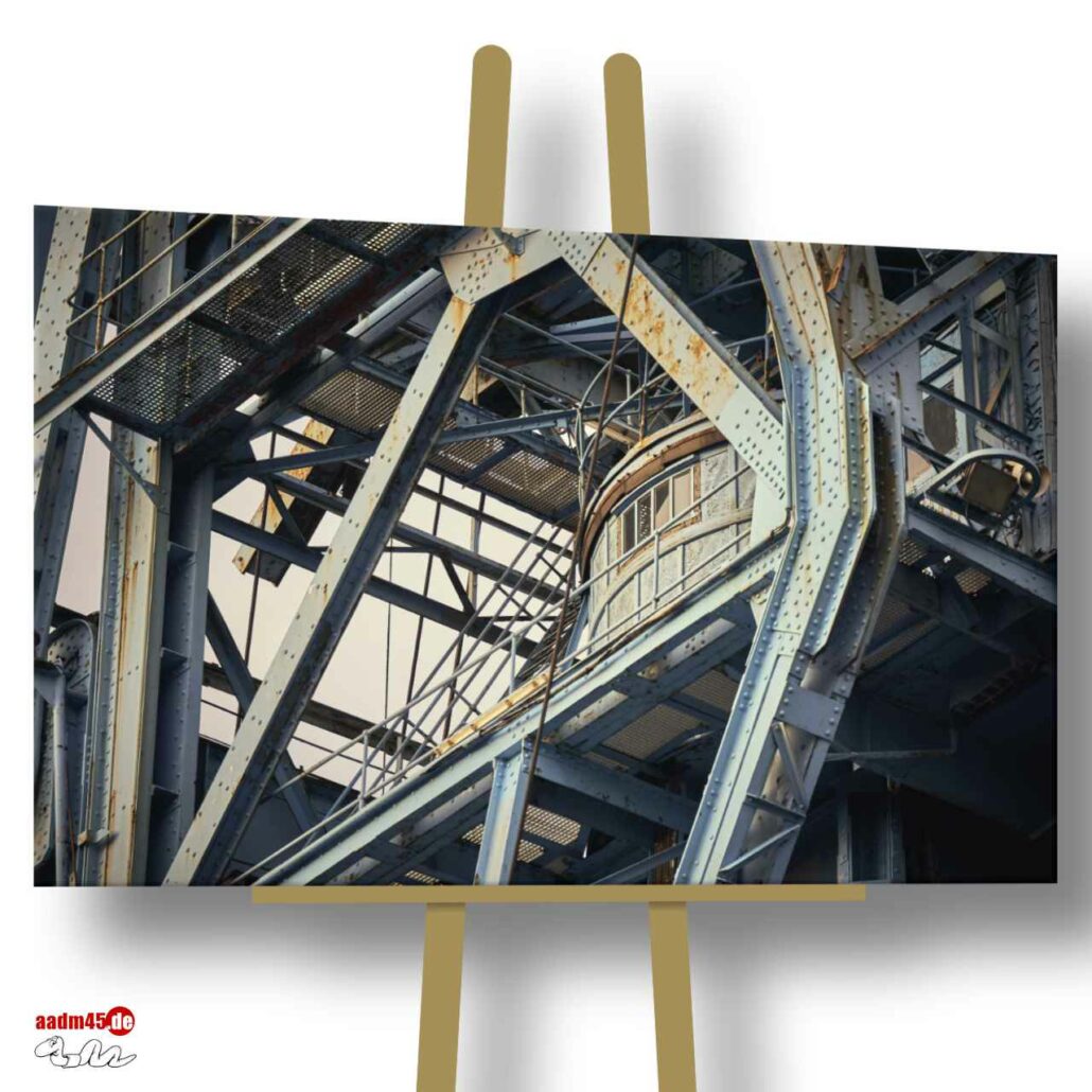 Bremerhaven Kran 135x90 cm Canvas